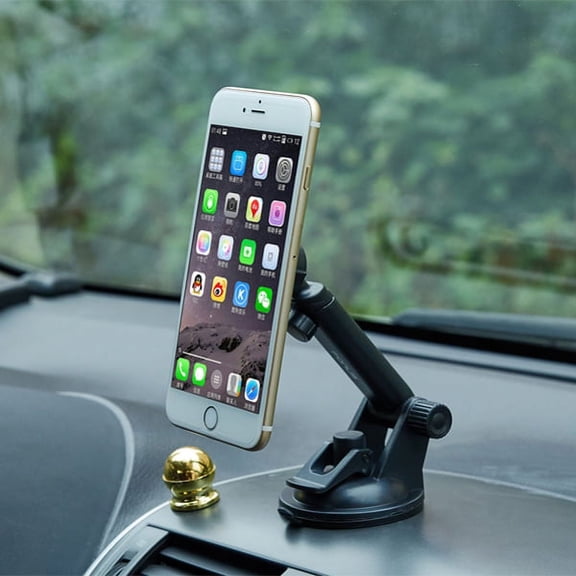 Premium Magnetic Car Mount Dash and Windshield Holder Window Glass Swivel Stand Strong Grip Suction A6G Compatible With Essential Phone (PH-1) - Google Pixel 3 XL 2 XL - HTC U12 Plus