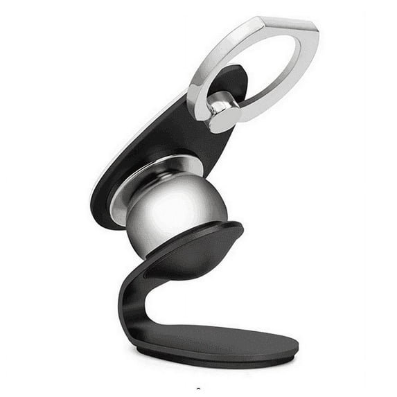 Premium Magnetic Cell Phone Car Holder w/ Ring Holder Compatible with Motorola Moto G7 Plus, G7 Power, G7, G7 Play, One Power, One, Moto Z3, Z3 Play, G6, G6 Plus, X4,Z2 Force (Black)