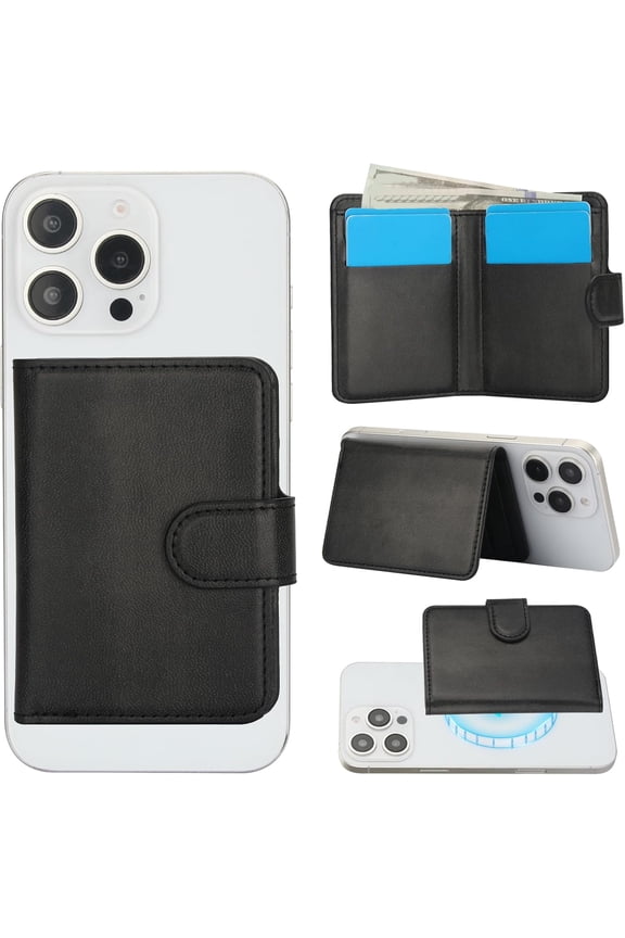 Premium Magnetic Phone Wallet with RFID Protection, Slim Design, Compatible with iPhone 12-16, Ideal for Travel and Daily Use
