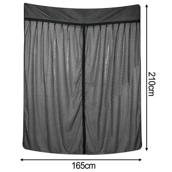 Premium Magnetic Tailgate Net with Sun Protection for Car Camping - Insect Screen Mesh for SUV, Truck Boot - Easy Install, Breathable 3D Material
