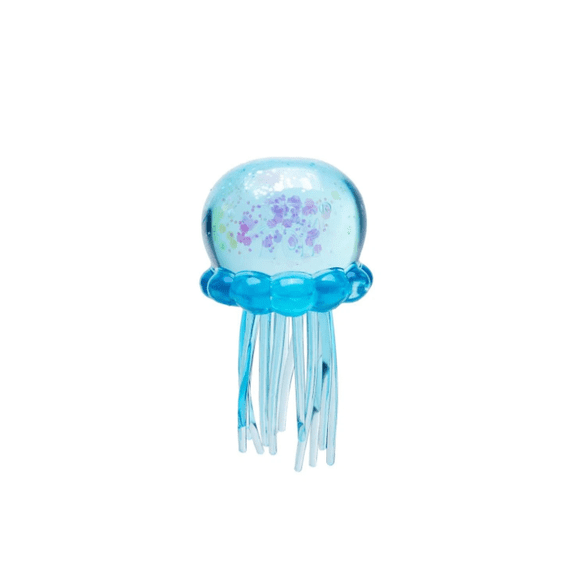 Premium Malt Sugar Squishy Jellyfishs - Sparkly Dough-Filled Squishy for Desk & Office Relief