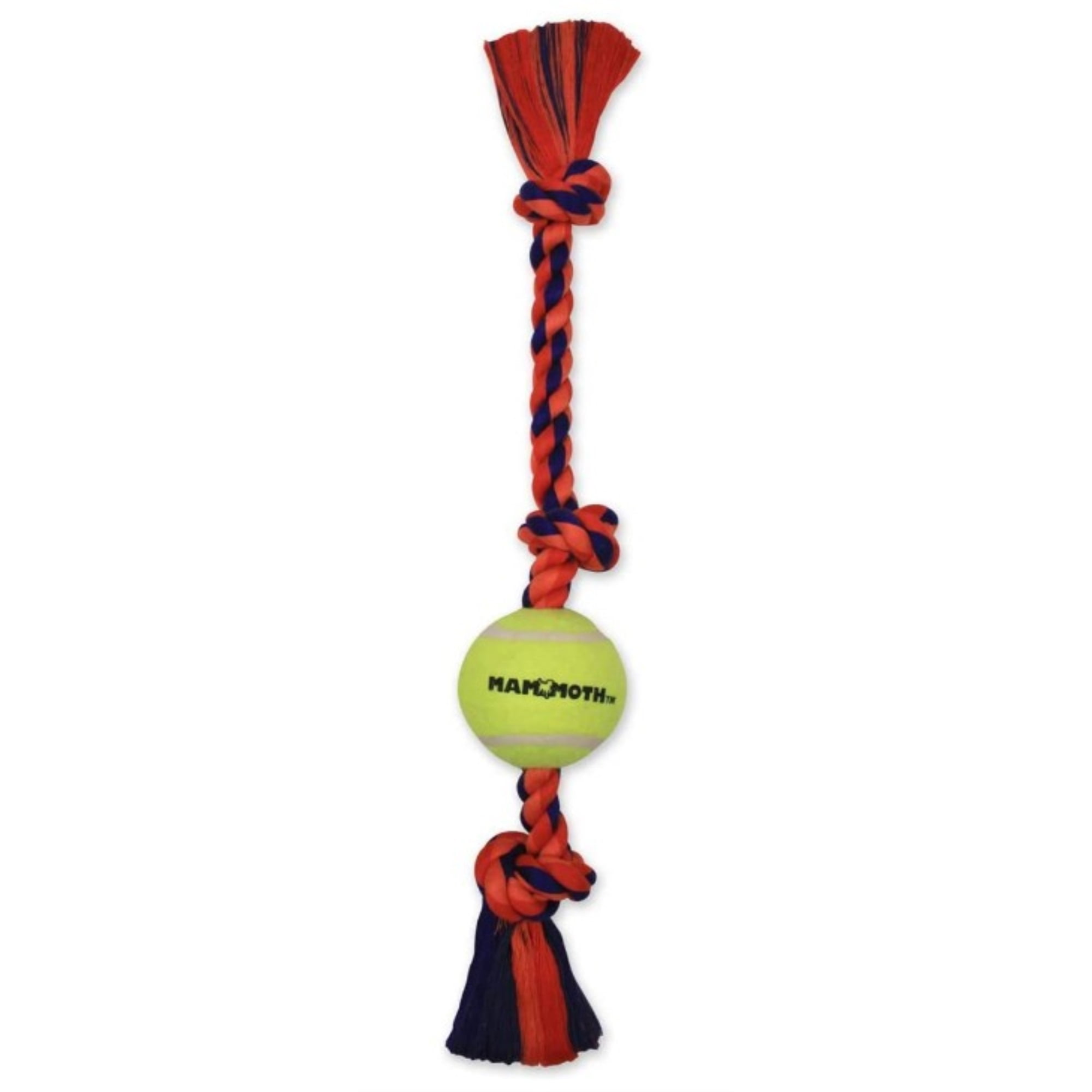 Tubo Mammoth Flossy Chews Color De 3 Nós Com Mini Bola De Tê