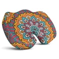 thumbnail image 1 of Premium Mandala Pattern Memory Foam Seat Cushion Ergonomic Chair Pad for Office Chair, Car, Airplane & Bleachers Sciatica, Tailbone Hip & Back Pain Relief - Chair Cushion for Long Office Workers., 1 of 5
