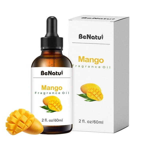 Premium Mango Scent Oil by Benatu - 60ml - Fruity Scent Family for Candles, Soaps & Diffusers