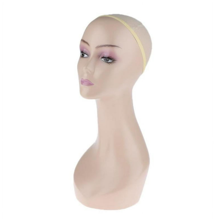 Premium Mannequin Head Model Hat Wig Holder Storage Sunglass Display  Stander - Skin, as described 