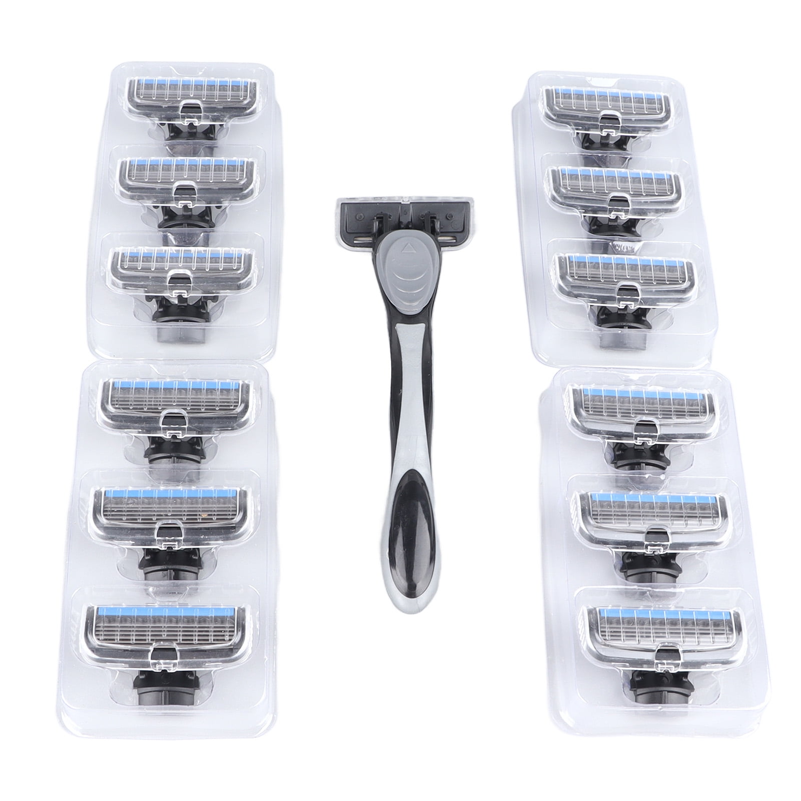 Premium Manual 6-Layer Stainless Steel Shaving Razor Set with Pivoting ...