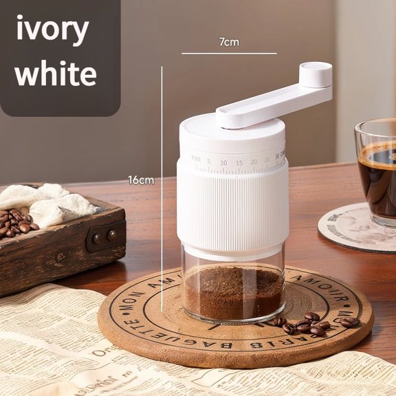 Premium Manual Coffee Bean Grinder - Hand Grinding Machine for Fresh Coffee at Home