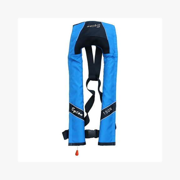 Premium Manual Inflatable Life Jacket Soft Lifejacket Floating Life Vest Inflate Survival Aid PFD NEW Blue Color