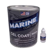 Premium Marine Gelcoat Black with Wax, Quart
