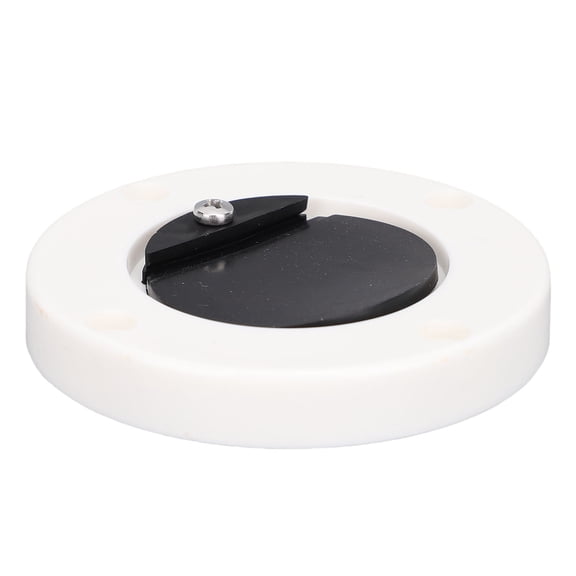 Premium Marine Scupper Valve with Check Valve to Prevent Water Backflow for Boats Yachts and RVs Durable White Drain Scupper Kit Complete with Installation Screws 2.8 inches / 71.3 mm