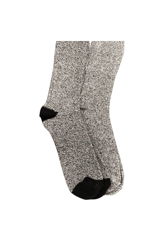 ‌Premium Marled Cotton Socks for Big & Tall Men (2-Pack)