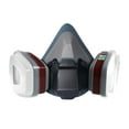 thumbnail image 1 of Premium Mask with Multi-Filter Cartridges, Breathable and Comfortable Respirator for Industrial, Construction, and Outdoor Environments, 1 of 5