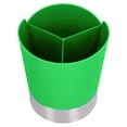 thumbnail image 1 of Material Straw Dispenser - 3 Compartments, Stable Base, Ideal for Home and Restaurant, 1 of 2