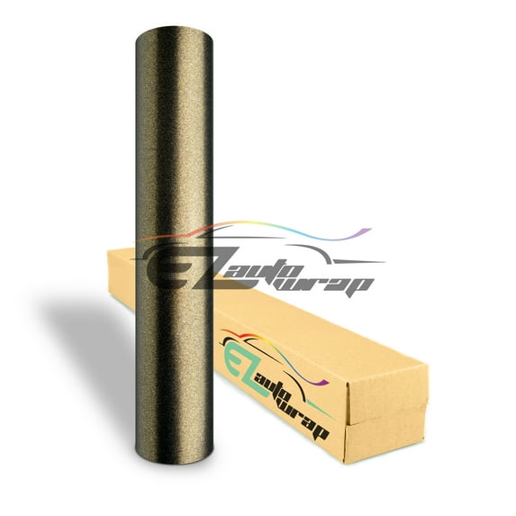 Premium Matte Metallic Chameleon Black Gold Sticker Decal Car Vinyl Wrap 60"x600"