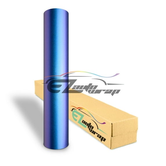 Premium Matte Metallic Chameleon Purple Blue Sticker Decal Car Vinyl Wrap 60"x72"