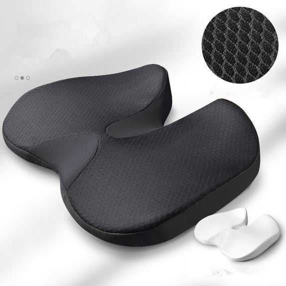 Premium Memory Foam Car Seat Cushion - Perfect For Sciatica & Lower Back Pain Relief!