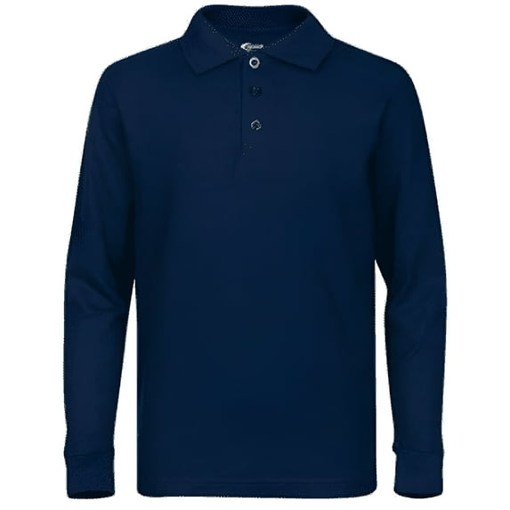 Premium Men Long Sleeve Polo Shirts – Stain Guard Polo Shirts for Men