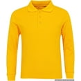 thumbnail image 1 of Premium Men Long Sleeve Polo Shirts – Stain Guard Polo Shirts for Men, 1 of 3
