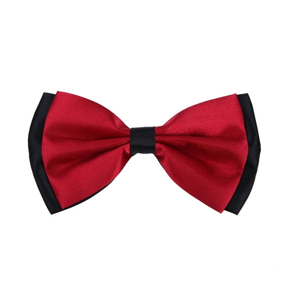 Premium Men's 2-Tone Adjustable Tuxedo Neck Bowtie Bow Tie