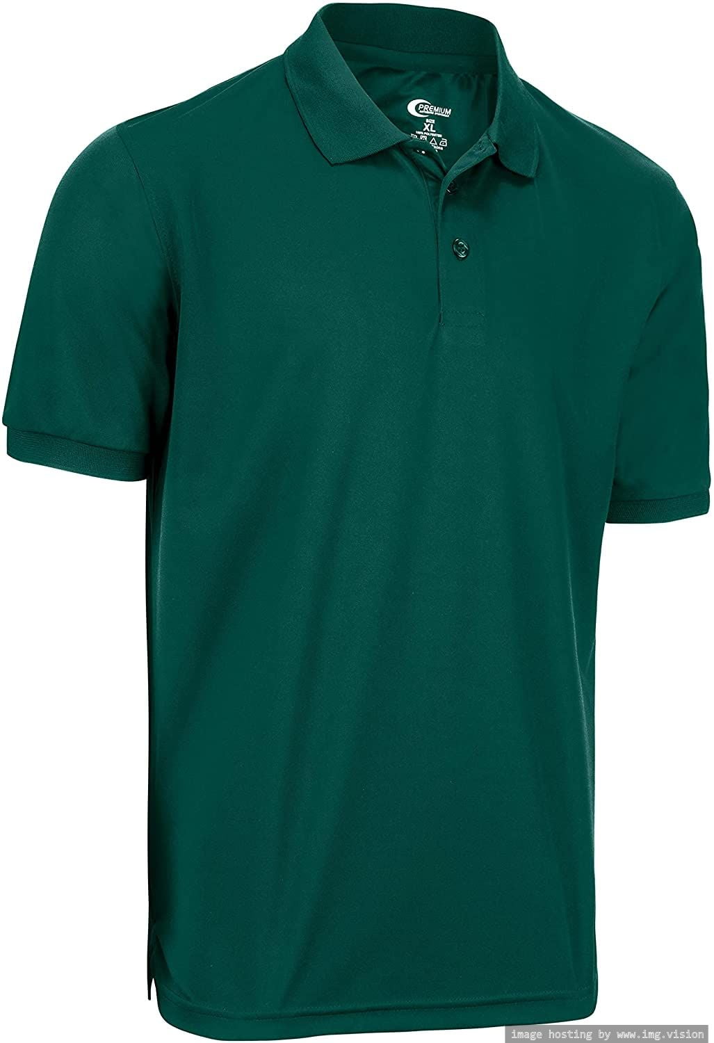 Premium Men s High Performance Moisture Wicking Dri Fit Polo T Shirts