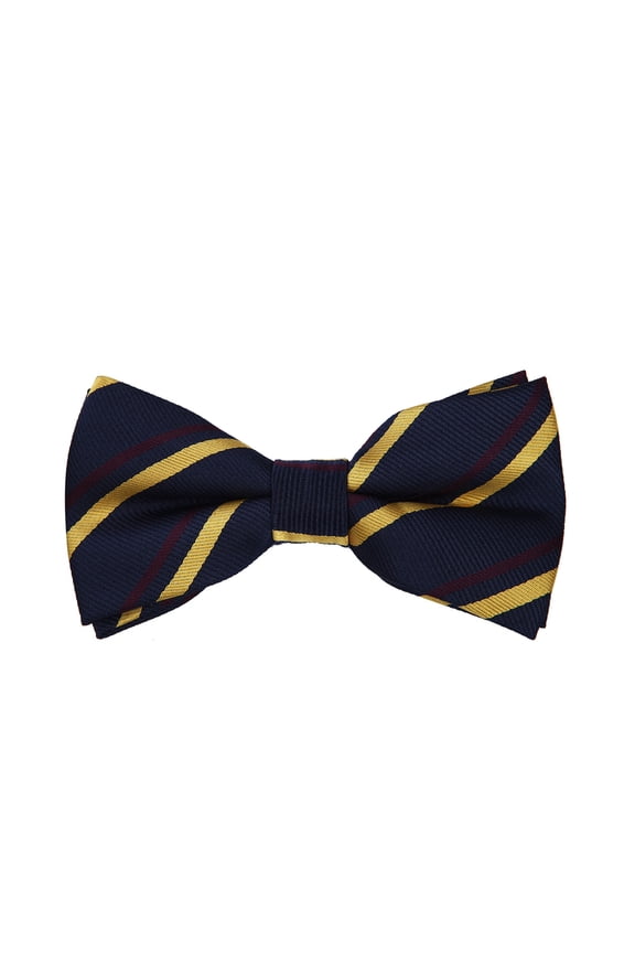 Premium Men's Striped Adjustable Tuxedo Neck Bowtie Bow Tie
