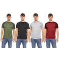 thumbnail image 1 of Premium Mens Dri Fit Performance Short Sleeve T-Shirt - Active Athletic Moisture Wicking Tops for Men, Assorted Color - Extra Large - Pack of 4, 1 of 1