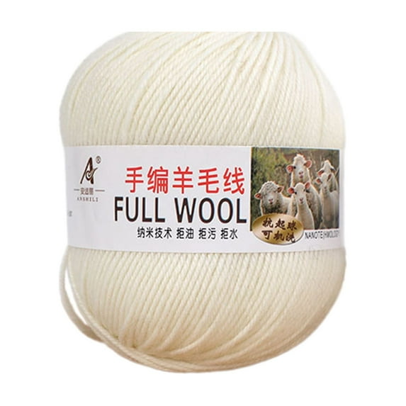 Premium Mercerized Wool Yarn | Super Soft Medium-Weight Acrylic Yarn for Knitting & Crocheting | 50g Skeins in Assorted Colors | DIY Sweaters, Scarves, Hats & Crafts