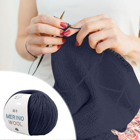 Premium Merino Wool Yarn for Knitting - Soft, Medium-Thick 2.0mm Hand-Woven Yarn - Ideal for Scarves, Hats, Sweaters - Warm & Durable - 4.0mm Knitting Needle Recommended - 9cm Skein Size