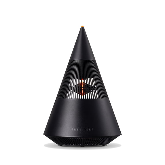 Premium Metal Bluetooth Speaker with Ambient Light, Hi-Fi 360° Surround Sound, 30W Desktop Wireless Speaker, Black
