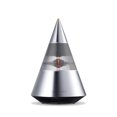 thumbnail image 1 of Premium Metal Bluetooth Speaker with Ambient Light, Hi-Fi 360° Surround Sound, 30W Desktop Wireless Speaker, Silver, 1 of 6
