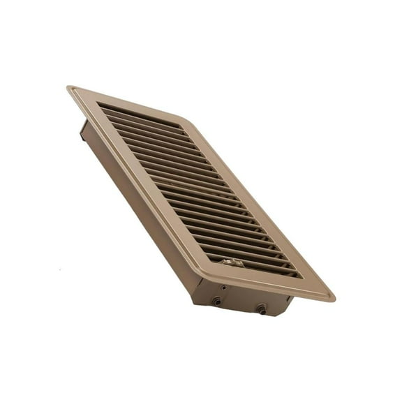 Premium Metal Floor Register Ventilation Grille 11.5x5.5 Inch Not Bendable Construction Simple Installation For Ducts