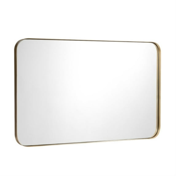 Premium Metal Frame Wall-Mounted Mirror - Elegant, Durable, and Space-Saving