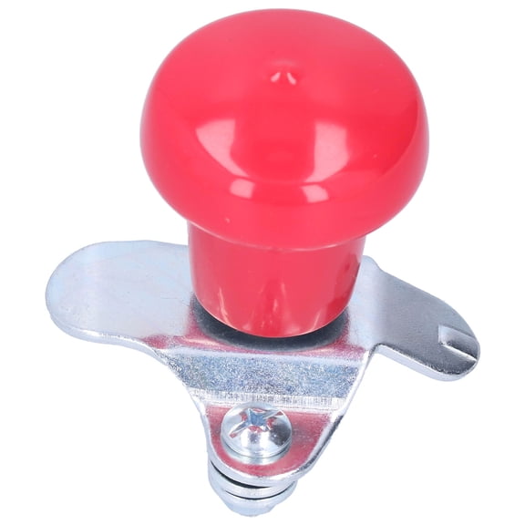 Premium Metal Steering Wheel Ball, Effortless Maneuvering For Tractors  Cars, Stylish Red Finish