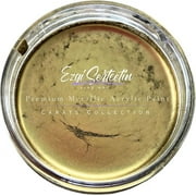 Premium Metallic Acrylic Paint 3 oz |Unique Metallic Bright Colors | Special Carat Collection by Ezgi Sertcetin | Metallic Antique Gold