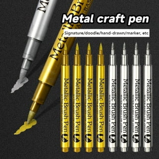 Metallic Pens Black Paper