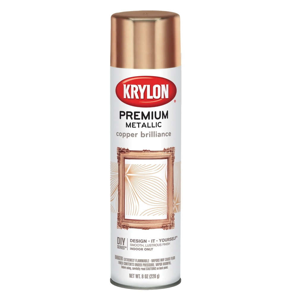 Premium Metallic Spray Paint 8oz Copper Brilliance