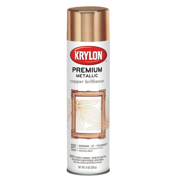 Premium Metallic Spray Paint 8oz Copper Brilliance