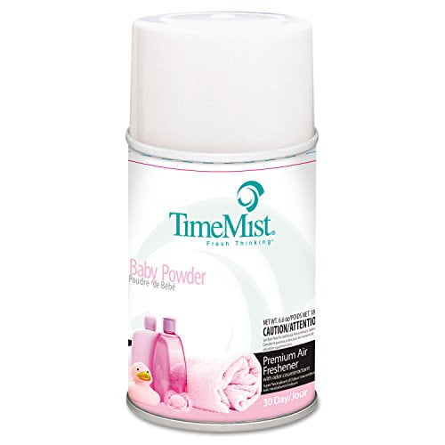 Premium Metered Air Freshener Refill, Baby Powder, 5.3 oz Aerosol Spray, 12/Carton Premium Metered Air Freshener Refill, Baby Powder, 5.3 oz Aerosol Spray, 12/Carton