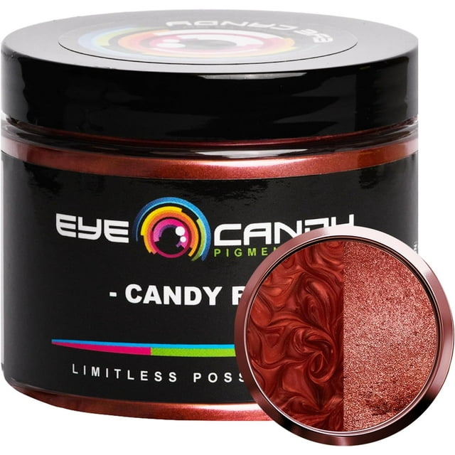 Premium Mica Powder Pigment “Candy Red” (50g) Multipurpose DIY Arts and