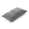 thumbnail image 1 of Premium Microbead Bed Pillow, Small Extra Fluffy But Supportive - Ultra Comfortable Sleep with Silk Like Anti Aging Cover 85% spandex/ 15% nylon Breathable, Cooling Dark Grey, 1 of 9