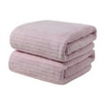 thumbnail image 1 of Microfiber Bath Towels 2 Pack Ultra Soft Highly Absorbent Quick Dry Waffle Weave Towels for Bathroom Gym Sports Yoga Spa Pool Beach Swim Set of 2, 1 of 4