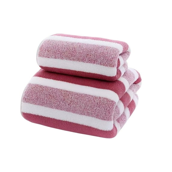 Microfiber Bath Towels 2 Pack Ultra Soft Highly Absorbent Quick Dry Waffle Weave Towels for Bathroom Gym Sports Yoga Spa Pool Beach Swim Set of 2