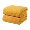 thumbnail image 1 of Microfiber Bath Towels 2 Pack Ultra Soft Highly Absorbent Quick Dry Waffle Weave Towels for Bathroom Gym Sports Yoga Spa Pool Beach Swim Set of 2, 1 of 4
