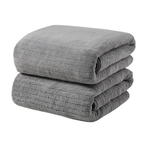 Microfiber Bath Towels 2 Pack Ultra Soft Highly Absorbent Quick Dry Waffle Weave Towels for Bathroom Gym Sports Yoga Spa Pool Beach Swim Set of 2