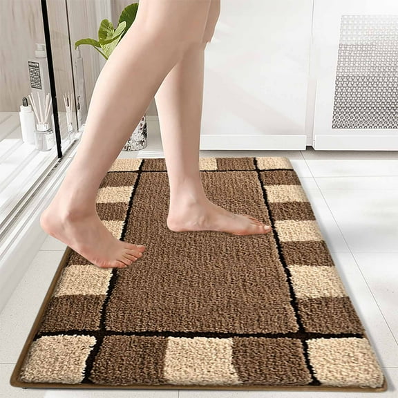 Premium Microfiber Entryway Door Mat - Ultra Soft Non-Slip TPR Bottom Rug for Living Room, Bedroom, Klds Playroom - Thick Velvet Comfort Floor Mat 40x60cm - Multi-Functional Home Decor Carpet