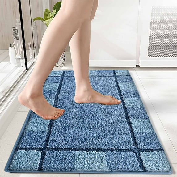 Premium Microfiber Entryway Door Mat - Ultra Soft Non-Slip TPR Bottom Rug for Living Room, Bedroom, Klds Playroom - Thick Velvet Comfort Floor Mat 40x60cm - Multi-Functional Home Decor Carpet