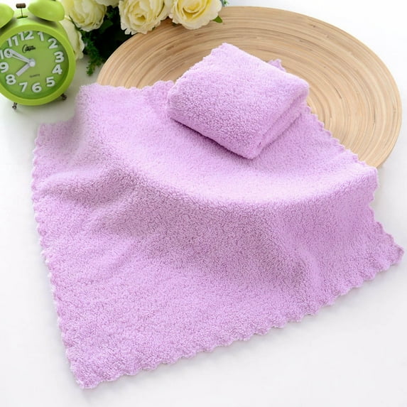 Premium Microfiber Washcloths - Ultra Soft Highly Absorbent Quick Drying Coral Velvet Wash Cloths, Multipurpose Facial Hand Fingertip Towels for Bath Spa Gym,Soft Towel Handkerchief for Daily Use