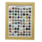 Mineral Specimen Kit - 80 Natural Stones Including Crystals, Gemstones & Ores, for Collectors, Home Decor & Science Classroom Education
