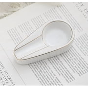 Premium Mini Single-Slot Cigar Ashtray - Elegant Cigar Holder for Enthusiasts