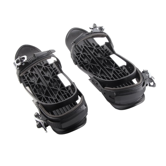 Premium Mini Ski Skates Short Snow Skateboard Shoes Snowblades with Universal Bindings for Winter Outdoor Sports, Portable Snow Gliders for Backyard Hills and Local Sledding Slopes (17.3 inches)